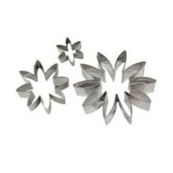 Vykrajovače margarétiek 3ks kov