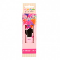 Farba gelová FunCakes čierna