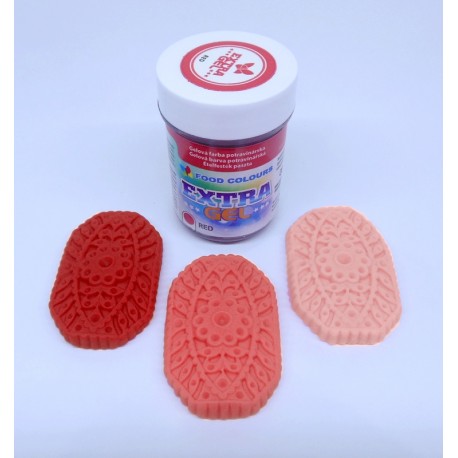 Farba gelová extra červená