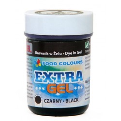Farba gelová extra čierna
