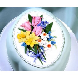 Patchwork - jarné kvety