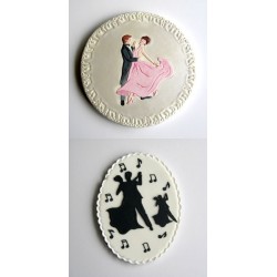 Patchwork dancing figures