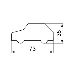 Vykrajovačka auto 320