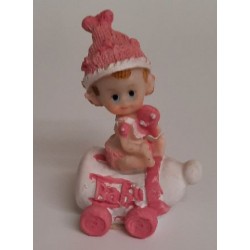 Figúrka dievčatko na flaši