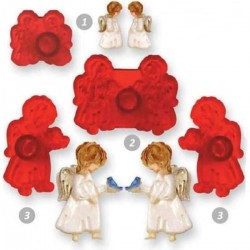 Vykrajovač anjeli 4ks