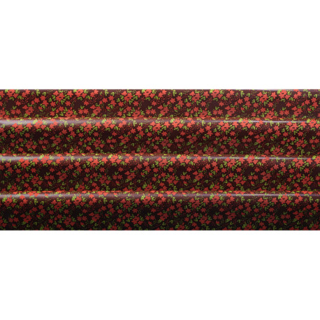 Transfer fólia - červené kvety